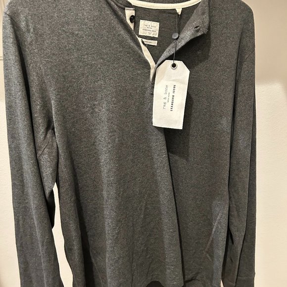 Rag & Bone Classic Henley - Picture 1 of 2